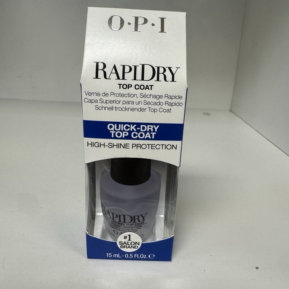 Brand New in Box OPI Nail Polish - Rapid Dry Top Coat - Full Size